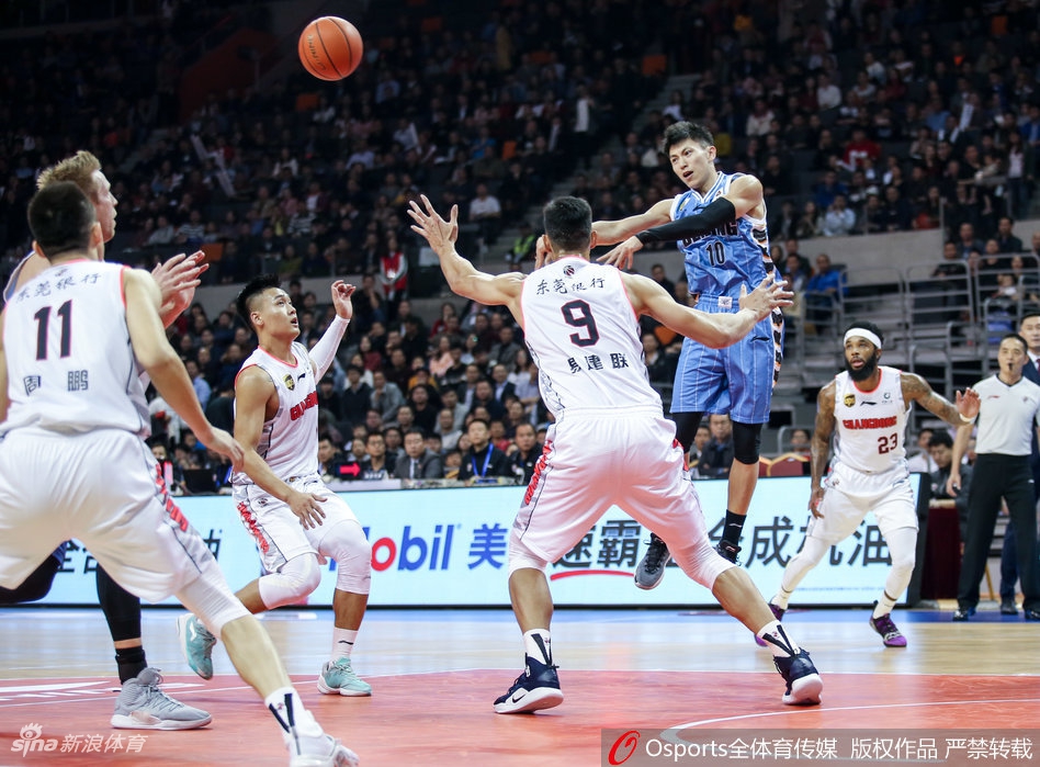 CBA第24轮：广东96-87北京