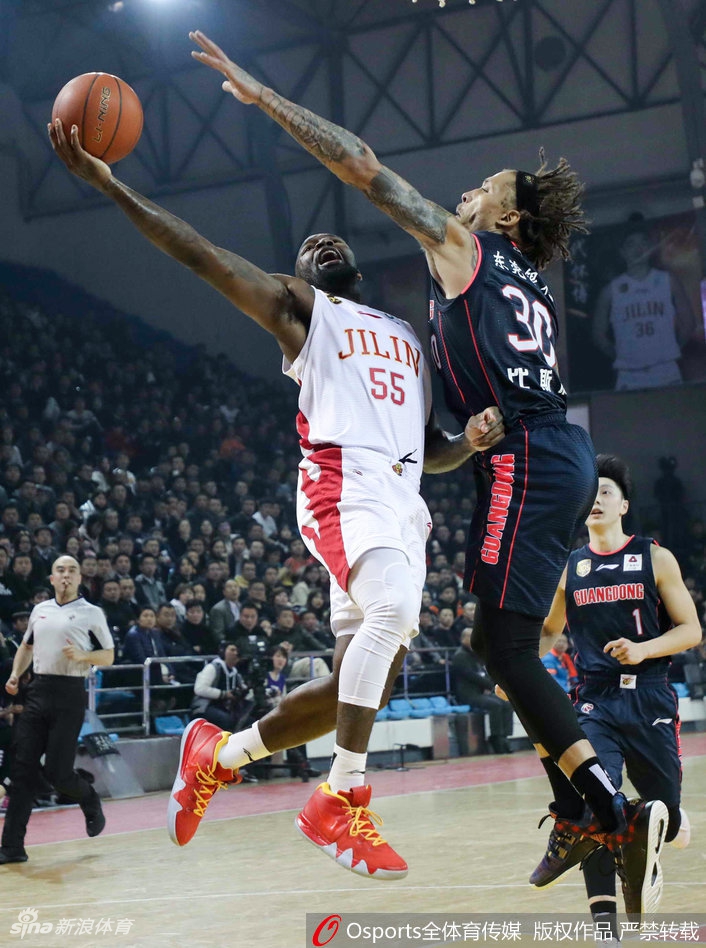 CBA第42轮：吉林111-132广东