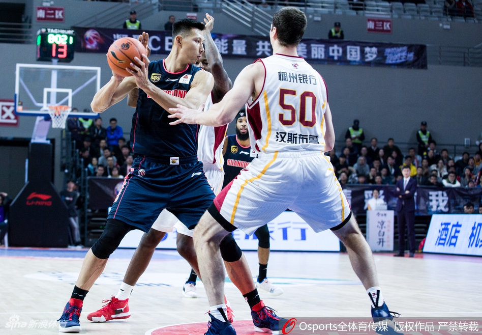 CBA第21轮:浙江97-103广东