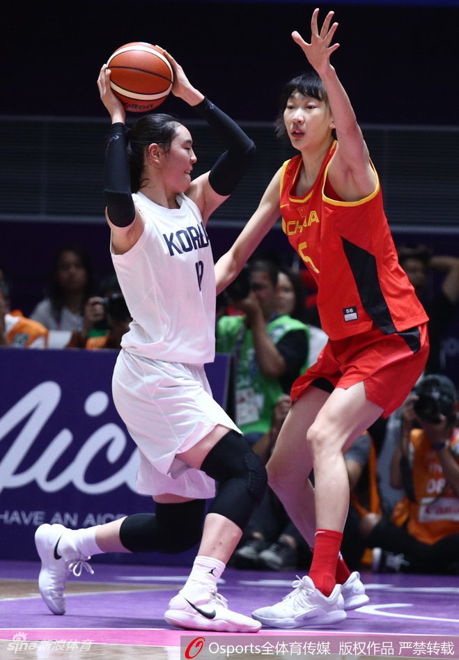 亚运女篮决赛：中国71-65胜朝韩联队摘金
