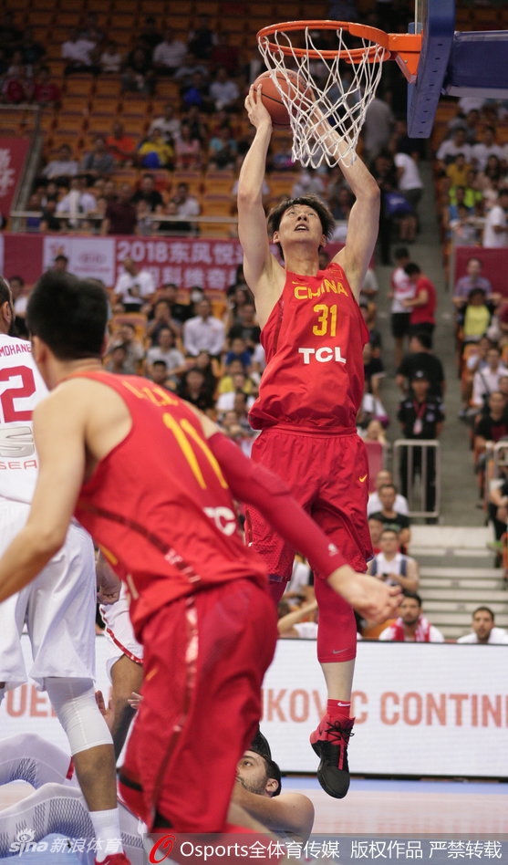 斯杯首日：中国男篮红队77-72突尼斯