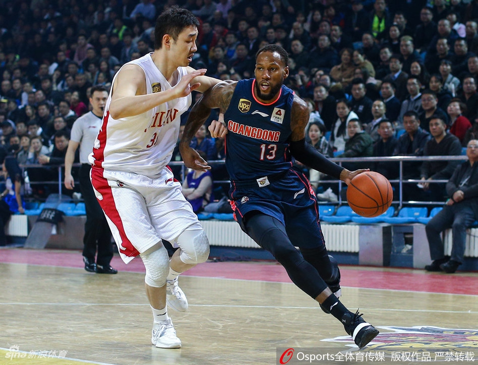 CBA第42轮：吉林111-132广东