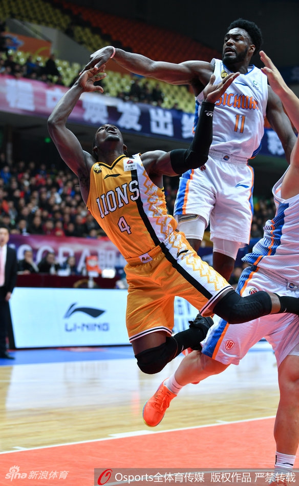 CBA第36轮:四川115-119广厦