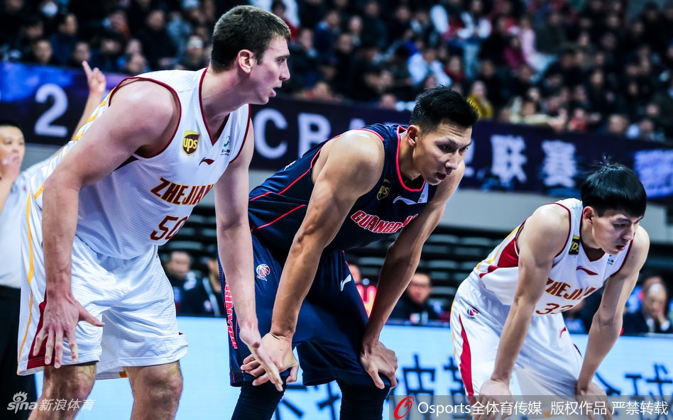 CBA第17轮：浙江103-107广东