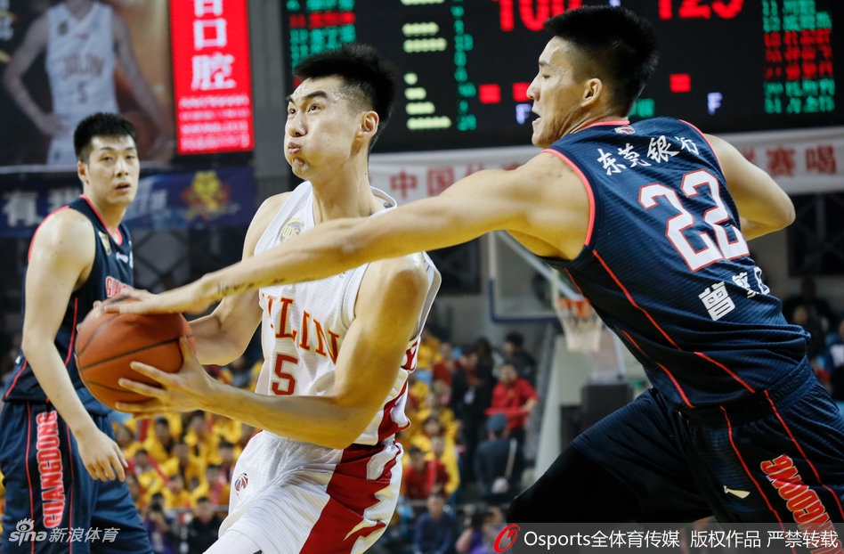 CBA第42轮：吉林111-132广东