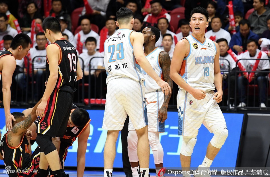 CBA第2轮:新疆VS同曦