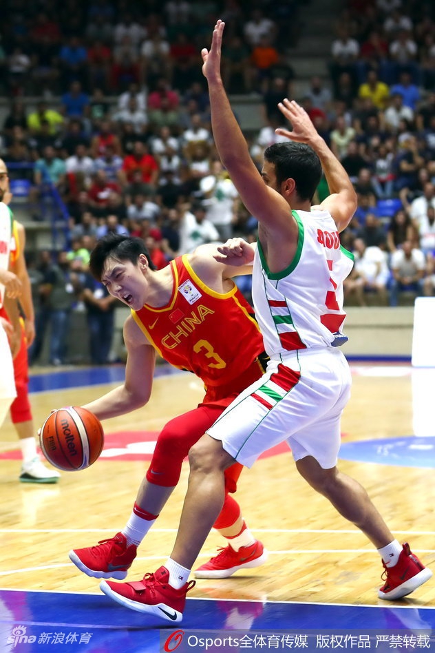 世预赛-黎巴嫩92-88中国男篮