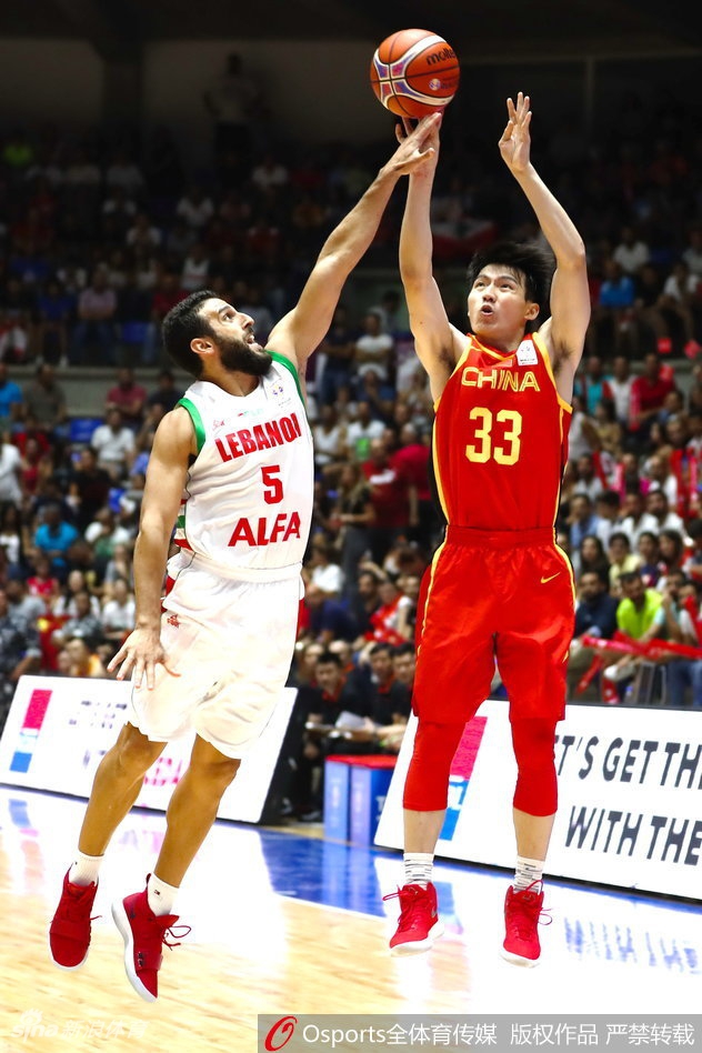 世预赛-黎巴嫩92-88中国男篮
