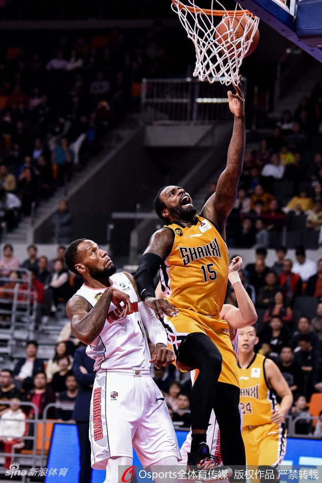 CBA第36轮:广东140-126山西