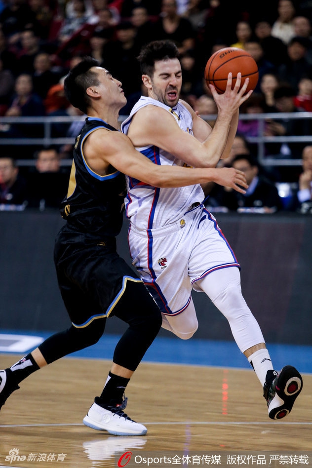 CBA第42轮：北京103-92天津