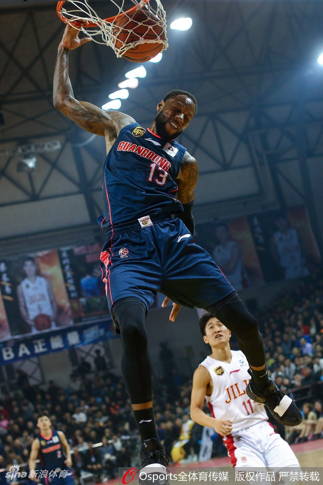 CBA第42轮：吉林111-132广东