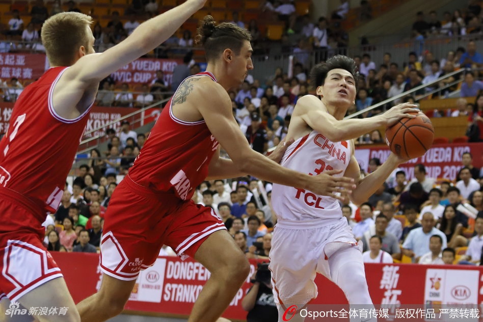 斯杯：男篮蓝队73-79克罗地亚