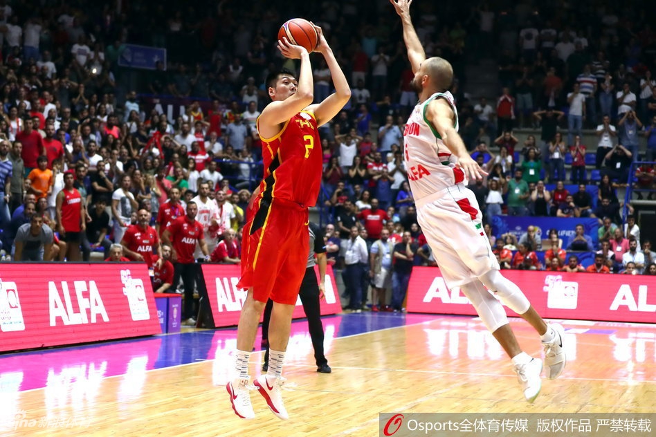 世预赛-黎巴嫩92-88中国男篮