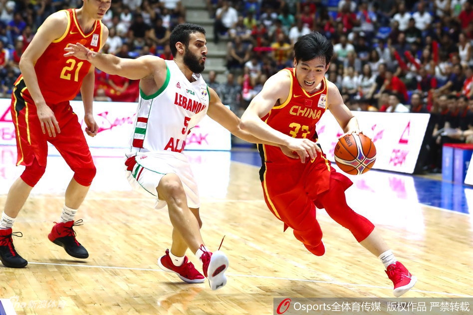 世预赛-黎巴嫩92-88中国男篮