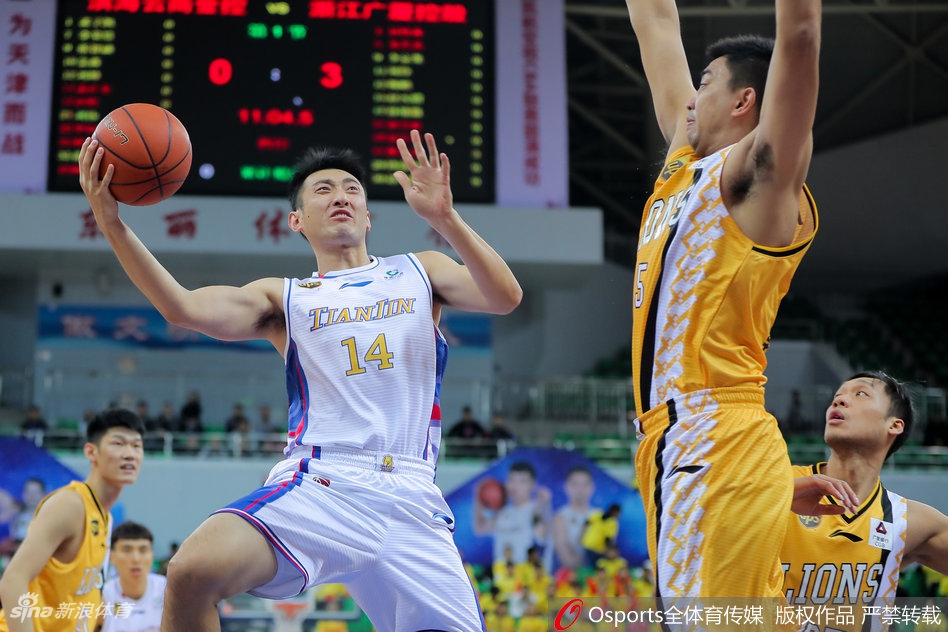 CBA第12轮：天津106-126广厦