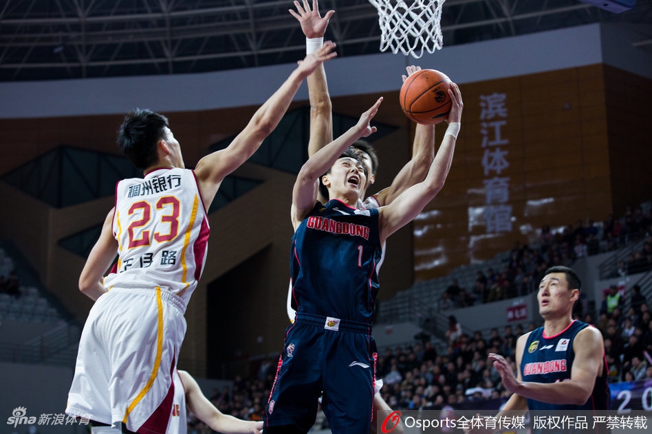 CBA第21轮:浙江97-103广东