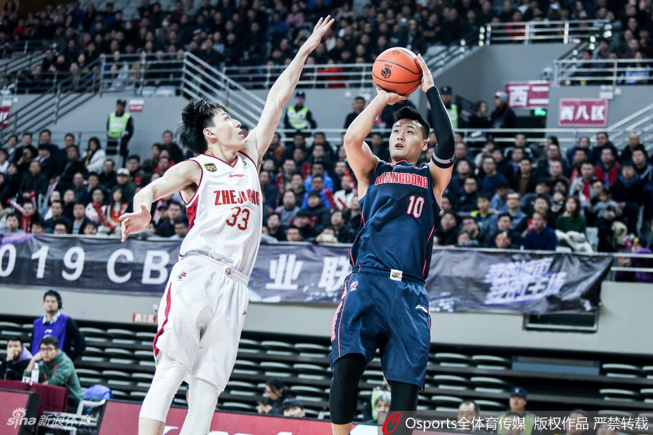 CBA第21轮:浙江97-103广东