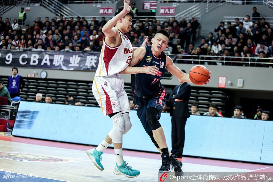 CBA第21轮:浙江97-103广东