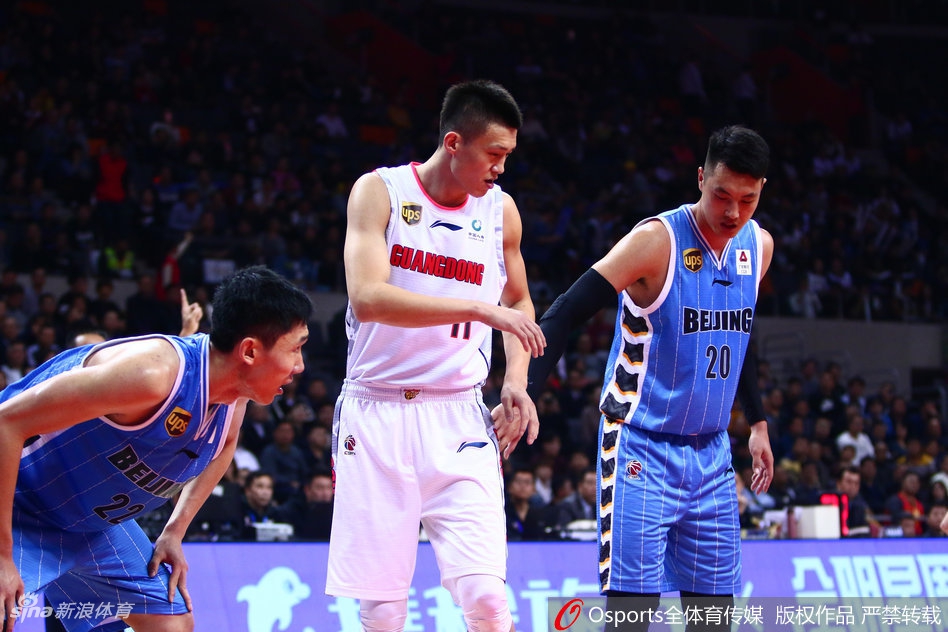 CBA第24轮：广东96-87北京