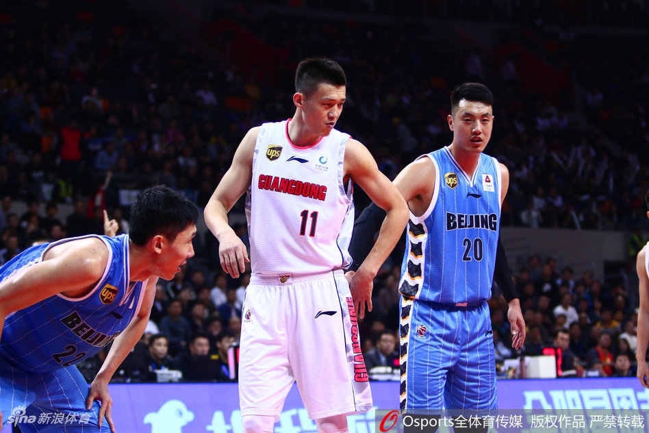 CBA第24轮：广东96-87北京