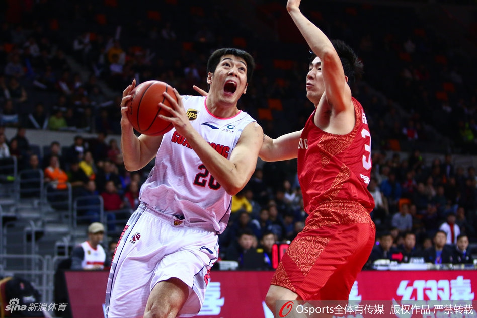 CBA第28轮：广东132-97山东