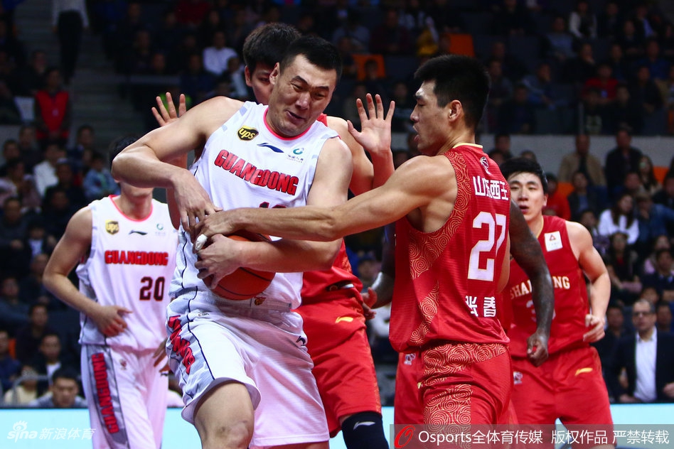 CBA第28轮：广东132-97山东