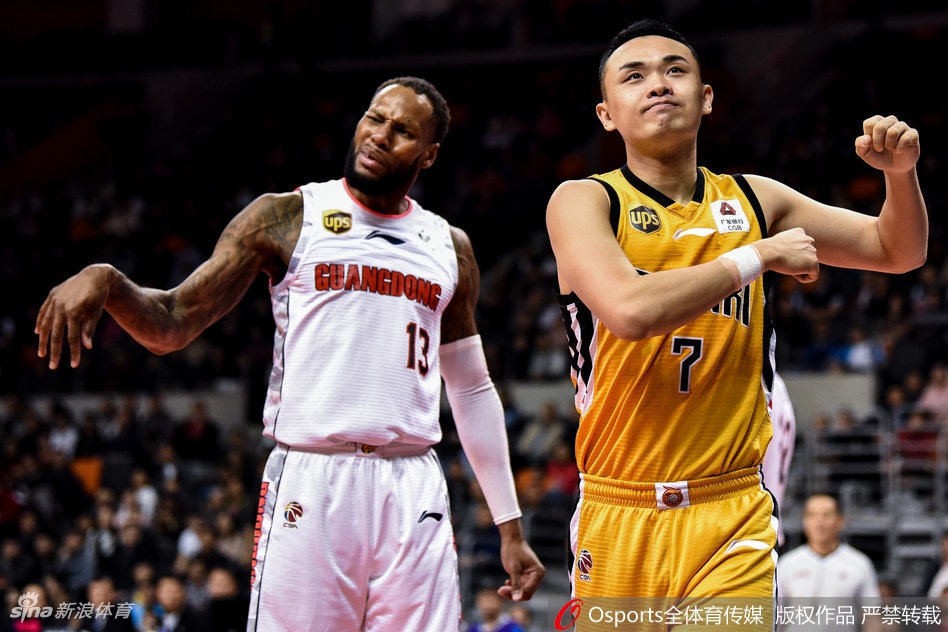 CBA第36轮:广东140-126山西