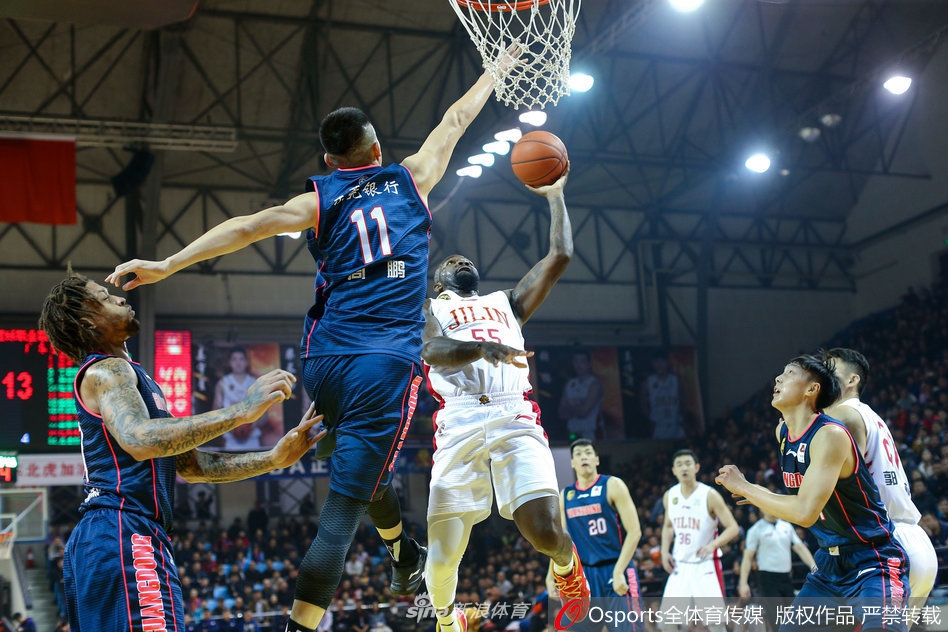 CBA第42轮：吉林111-132广东