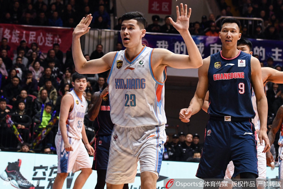 CBA第27轮：新疆130-126广东
