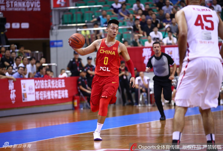 斯杯首日：中国男篮红队77-72突尼斯