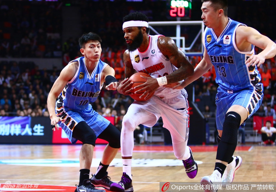 CBA第24轮：广东96-87北京