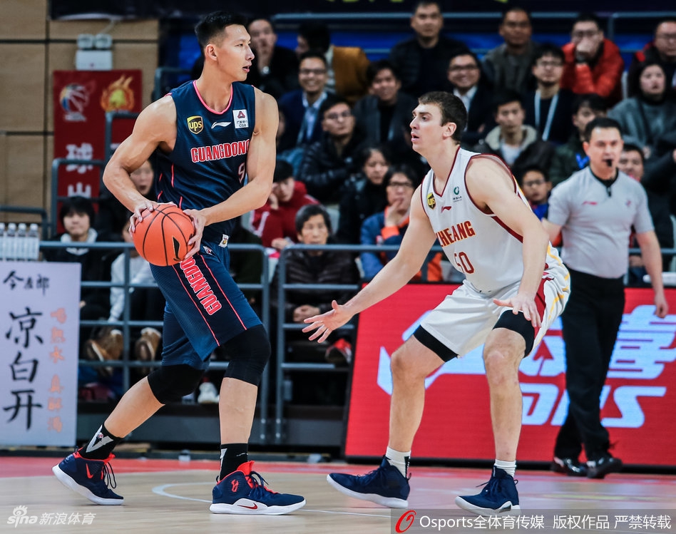 CBA第21轮:浙江97-103广东