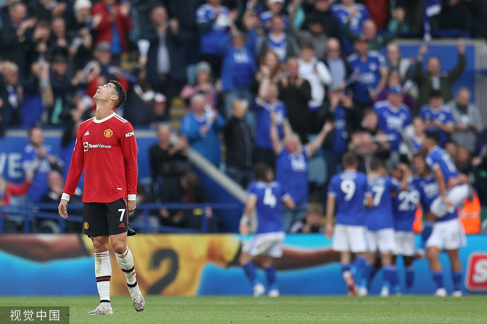 [英超]莱斯特城4-2曼联