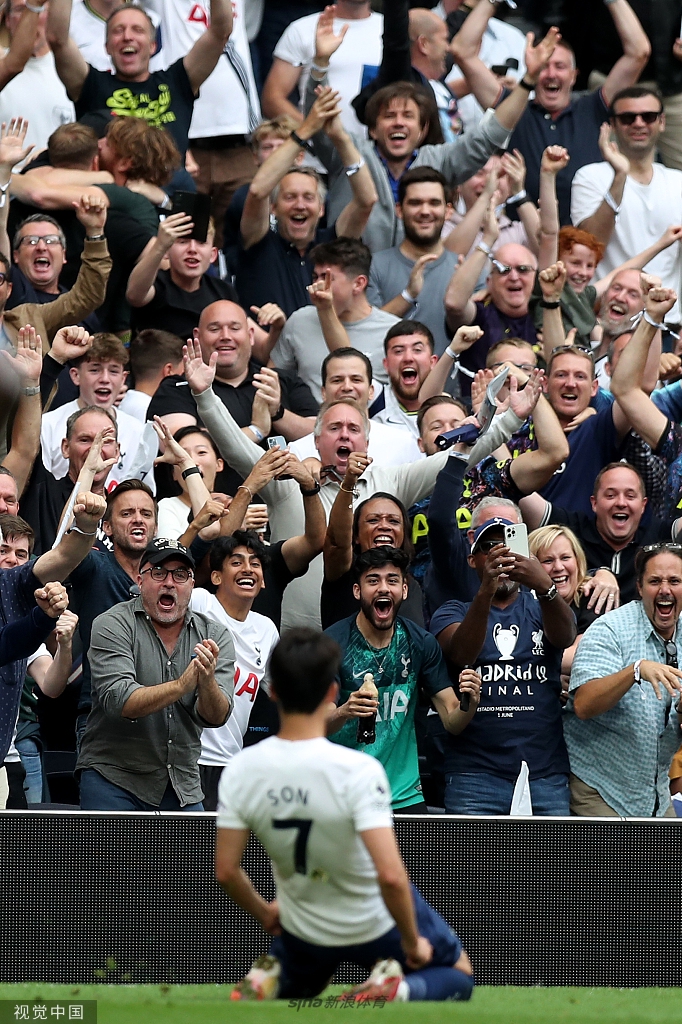 [英超]热刺1-0曼城 孙兴O破门