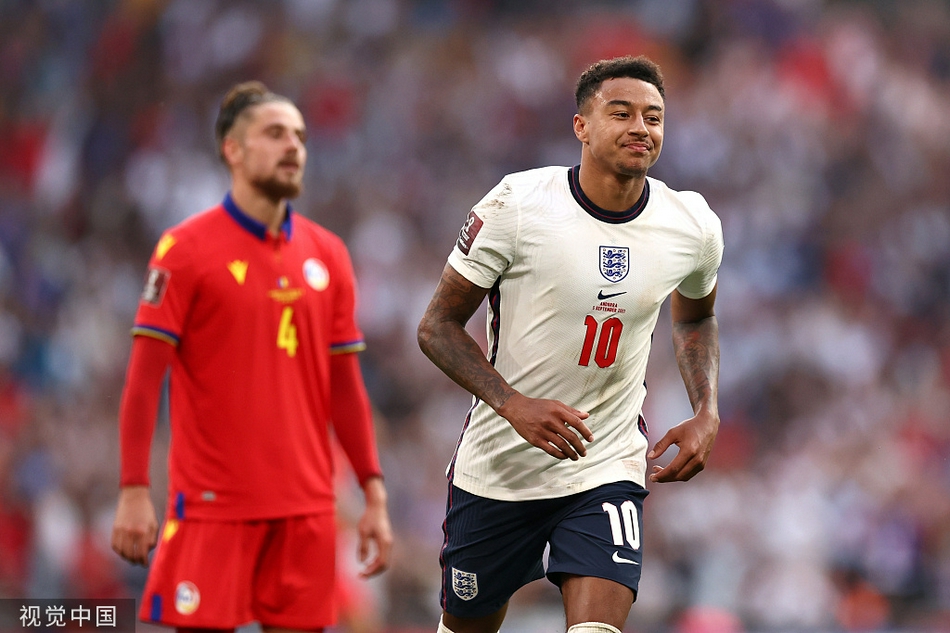 [世预赛]英格兰4-0安道尔 林加德2射1传