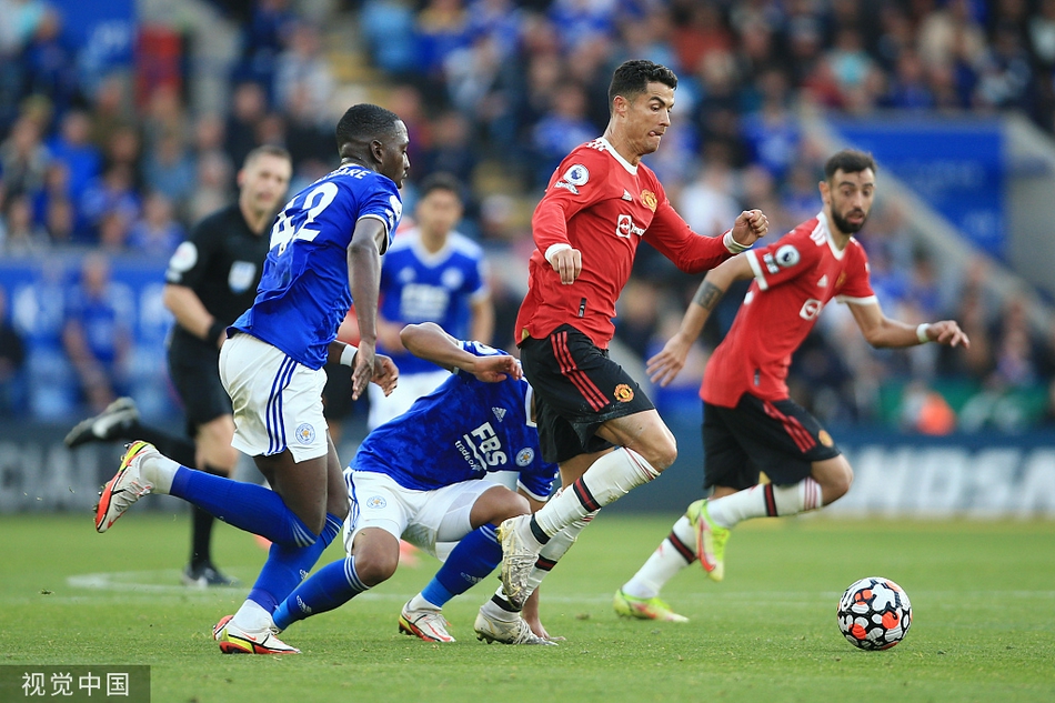 [英超]莱斯特城4-2曼联