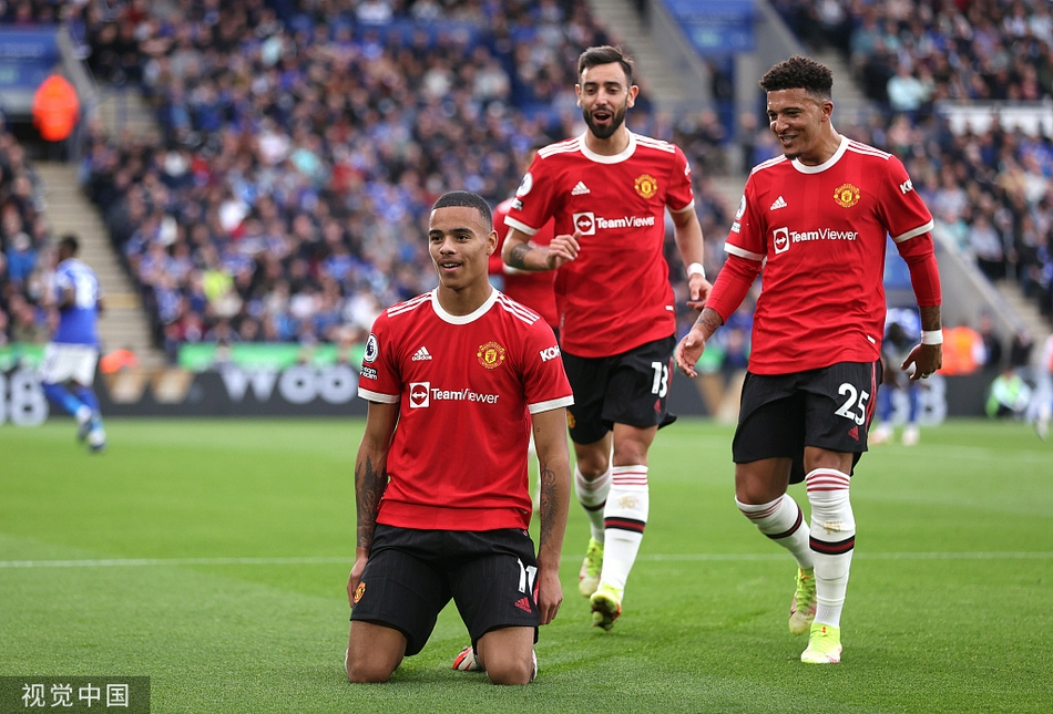 [英超]莱斯特城4-2曼联