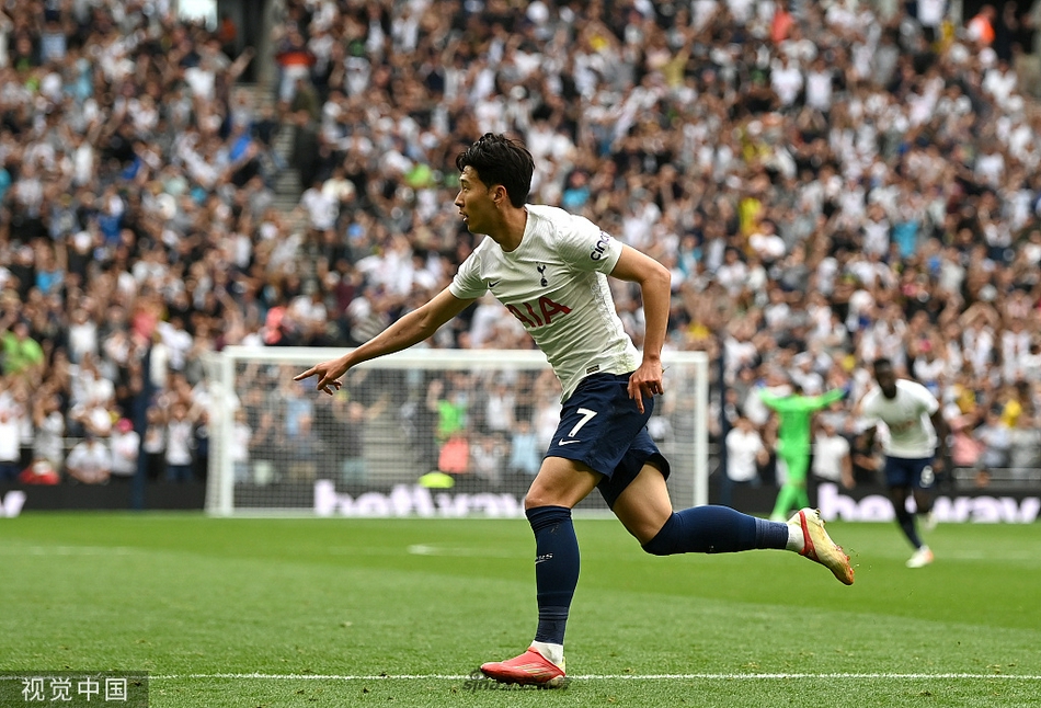 [英超]热刺1-0曼城 孙兴O破门
