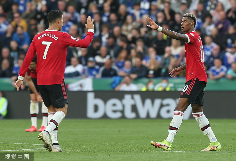 [英超]莱斯特城4-2曼联