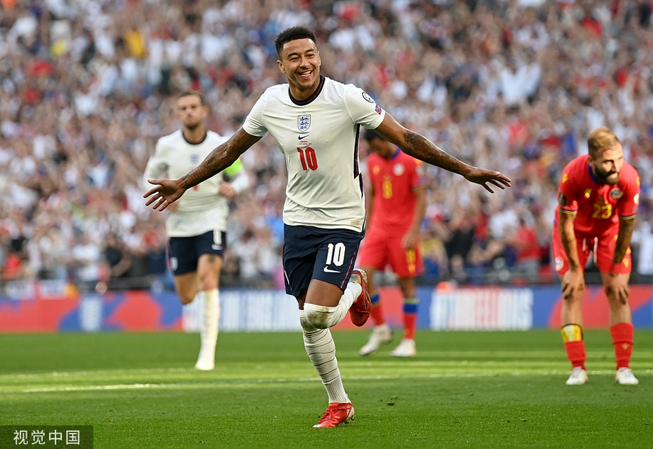 [世预赛]英格兰4-0安道尔 林加德2射1传