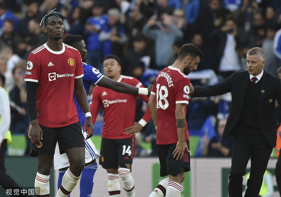 [英超]莱斯特城4-2曼联