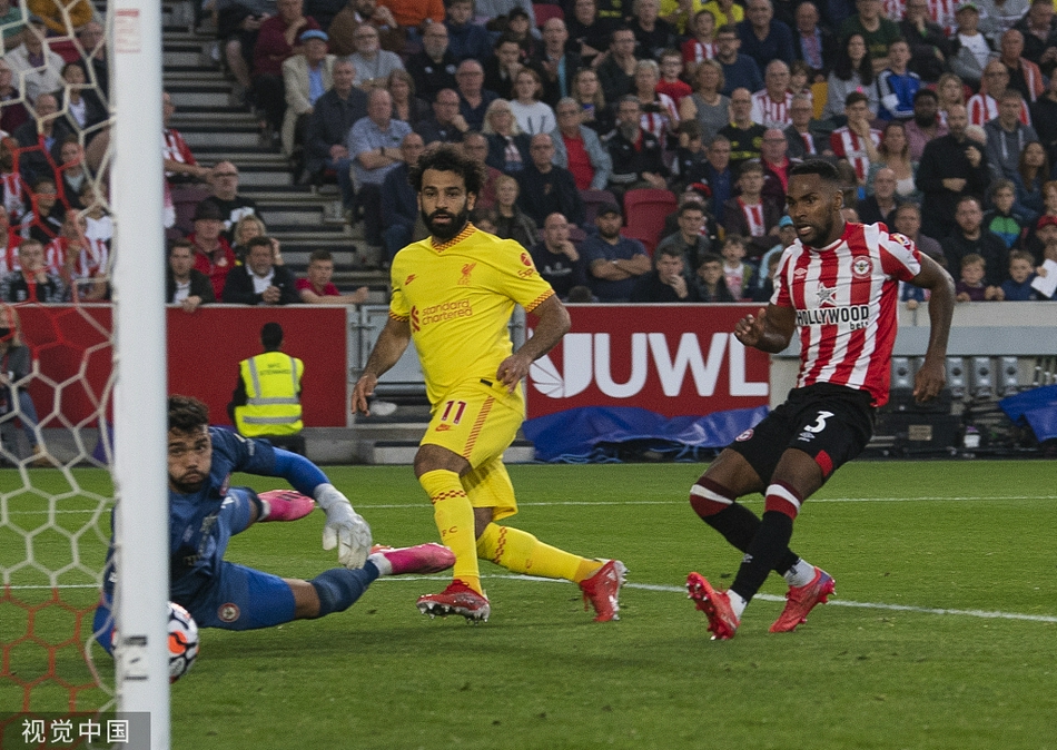 [英超]布伦特福德3-3利物浦