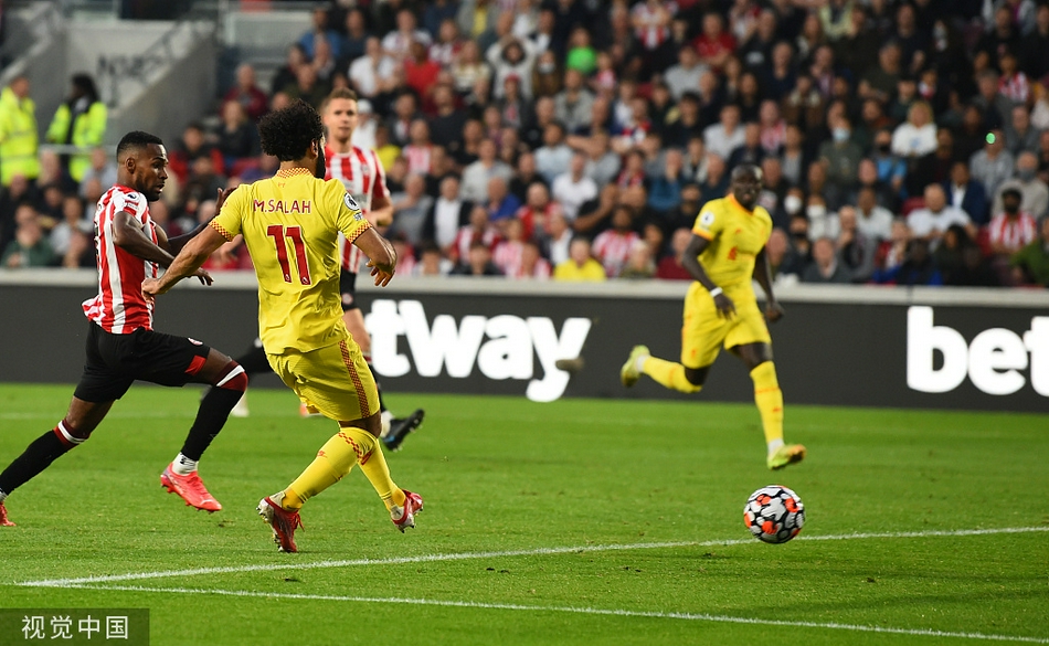 [英超]布伦特福德3-3利物浦