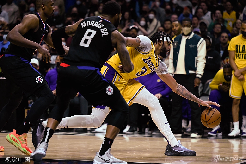 [NBA]湖人110-111快船 浓眉30分失绝杀