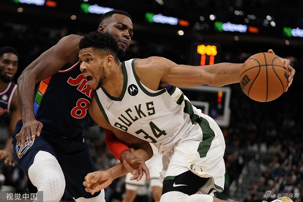 [NBA]76人123-120雄鹿 大帝42分力压字母哥