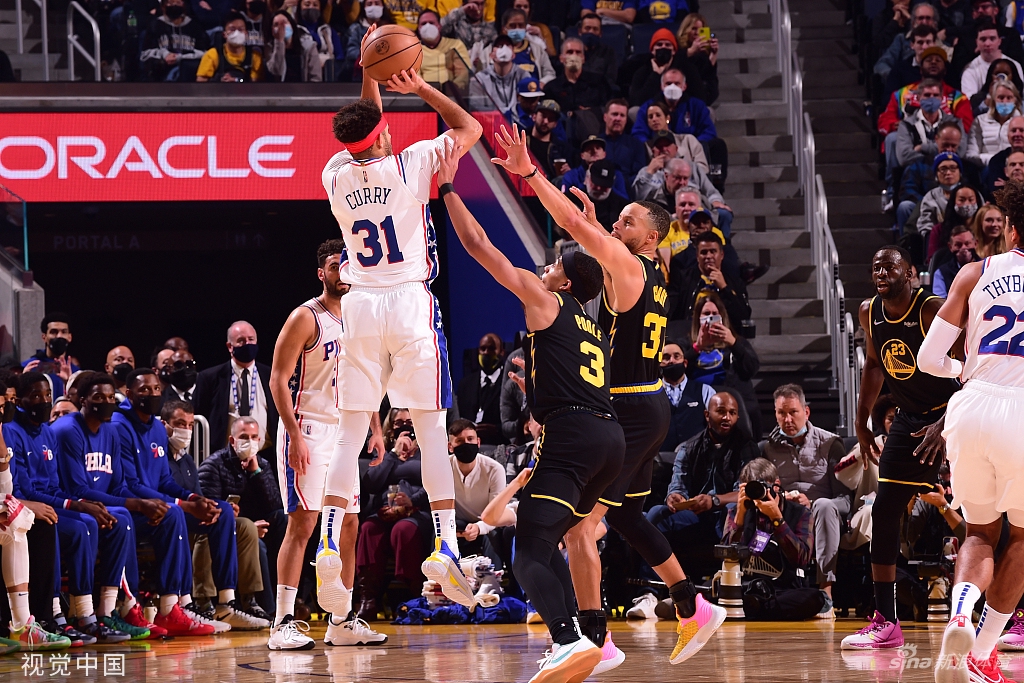 [NBA常规赛]76人96-116勇士