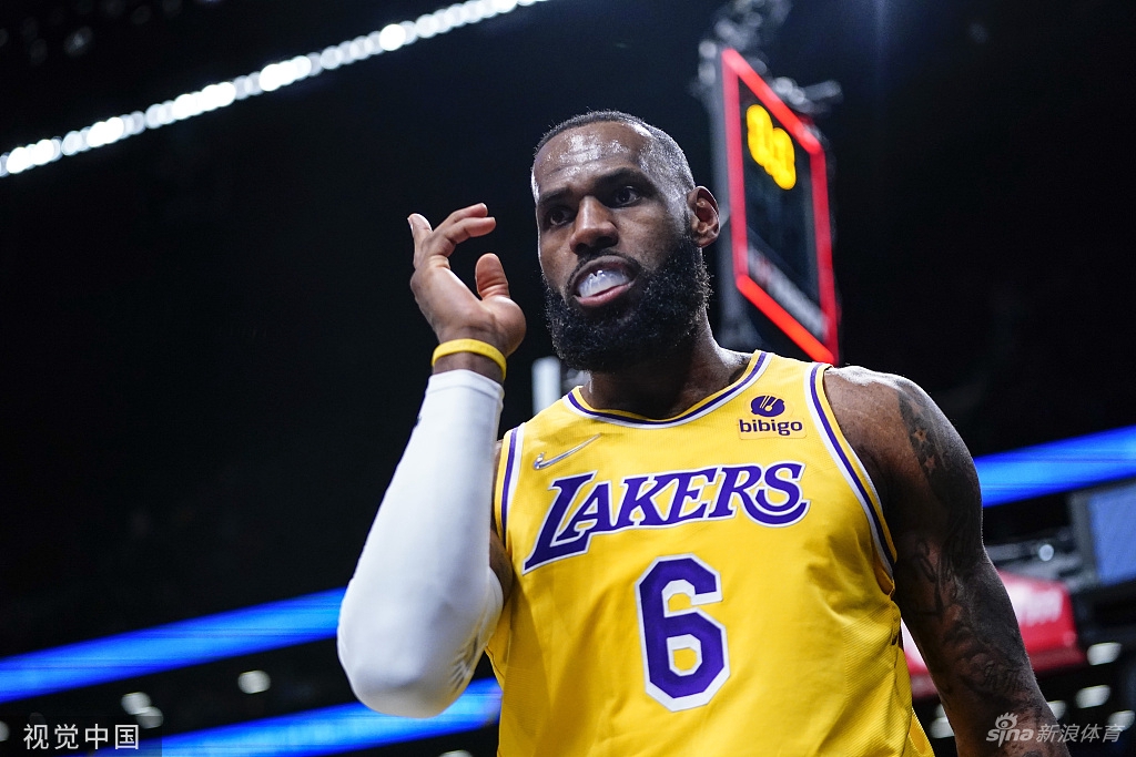 [NBA]湖人106-96篮网 詹姆斯豪取33分