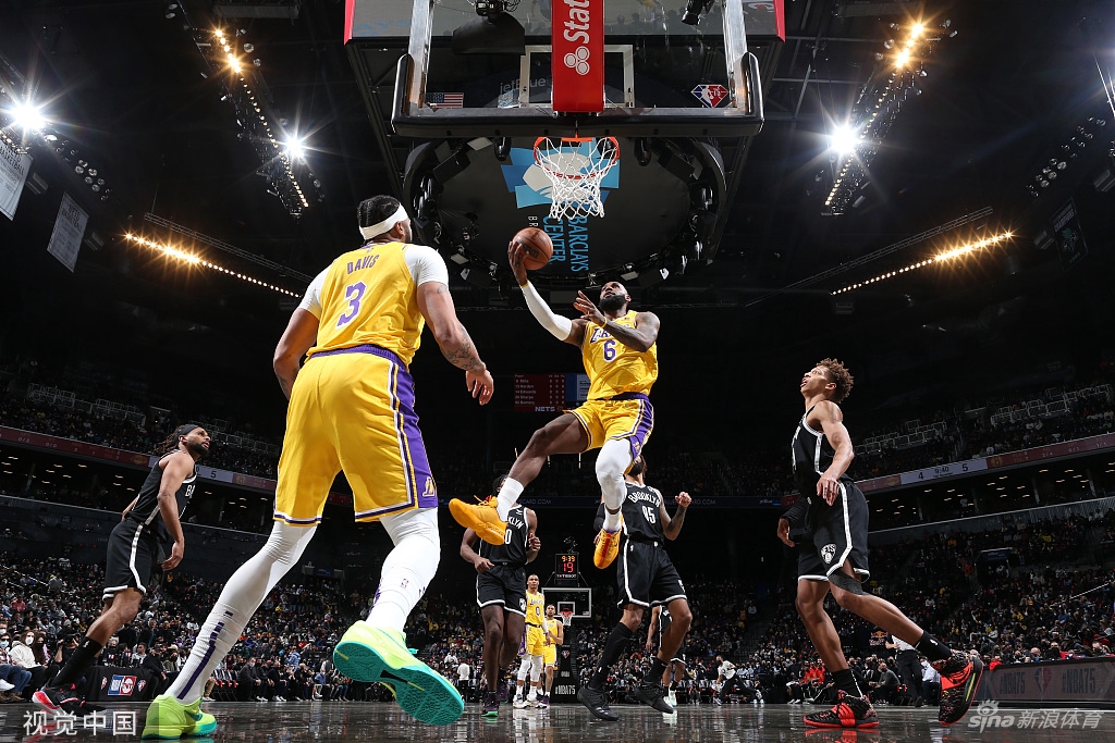 [NBA]湖人106-96篮网 詹姆斯豪取33分