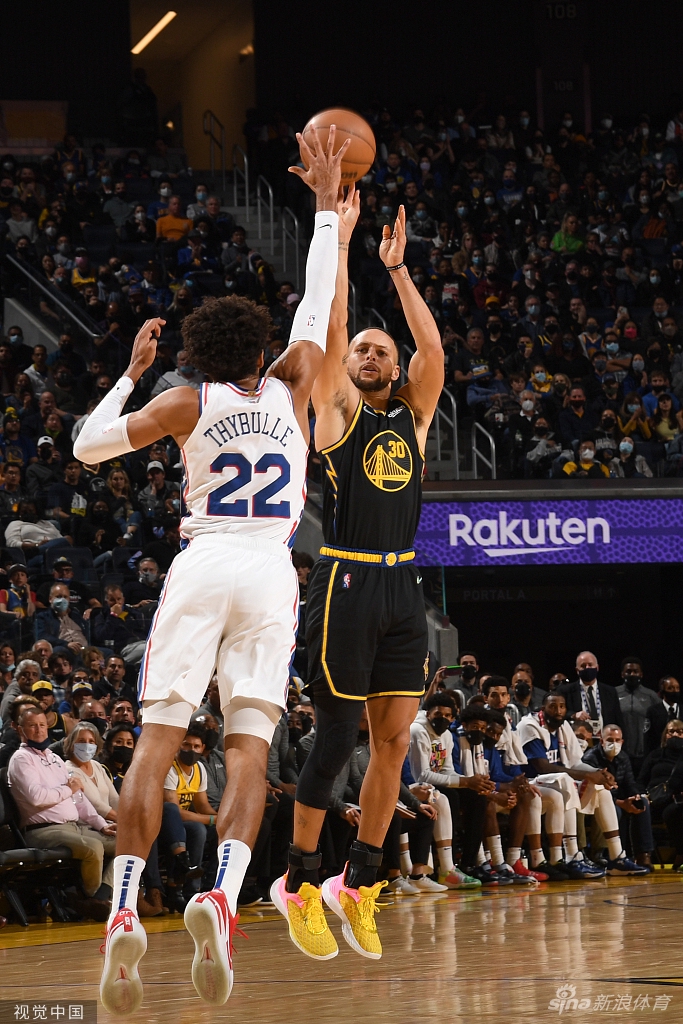 [NBA常规赛]76人96-116勇士