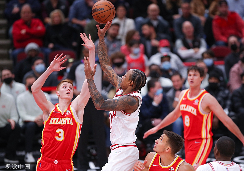 [NBA]老鹰108-112公牛 德罗赞37分